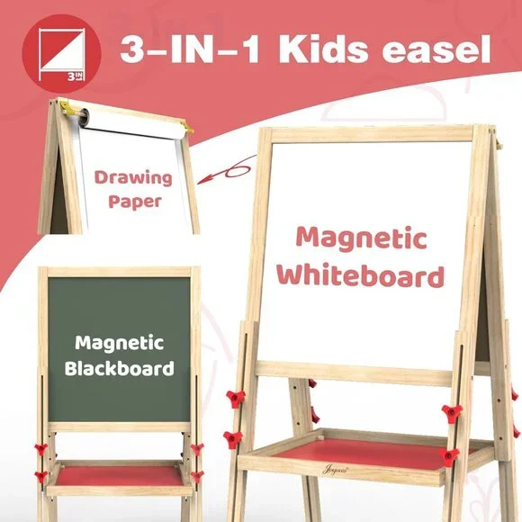 Art Easel for Kids Ages 4-8 Easels for Toddlers,Toddler Art Kids Easel Adjustabl